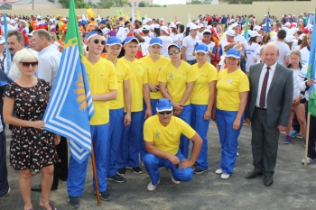 Чесменские спортсмены приняли участие в 39-й сельской спартакиаде