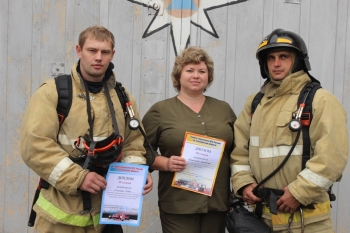 Сотрудники 76-й пожарно-спасательной части достойно выступили на областных соревнованиях по гиревому спорту