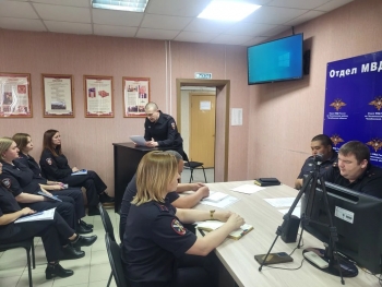 В ОМВД России по Чесменскому району подвели итоги работы за истекшие три месяца этого года