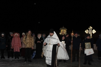 Верующие Чесменского района отметили Крещение