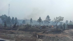 В Карталинском районе горит поселок, Алексей Текслер ввел режим ЧС на территории всей области