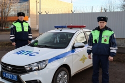 В Чесменском районе сотрудники Госавтоинспекции спасли мужчину, провалившегося под лед