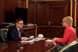 Алексей Текслер обсудил с Юлией Сударенко вопросы соблюдения прав жителей Челябинской области