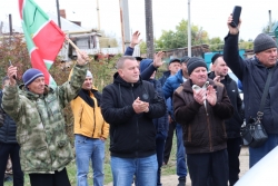Мобилизованные жители Чесменского района отправились на защиту Отечества