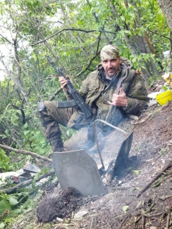 Алексей Буров в этом году получил две награды за боевые заслуги – медаль «За Отвагу» и орден Мужества