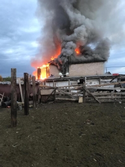 Нужна помощь: семья Нурписовых из Беловки потеряла всё в страшном пожаре