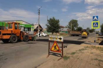 В районном центре появилось несколько новых пешеходных переходов